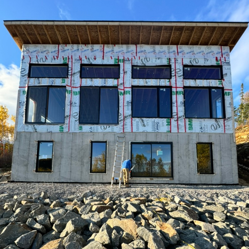 Construction neuveu d'un chalet par Groupe Investi Rive-Nord de Montréal